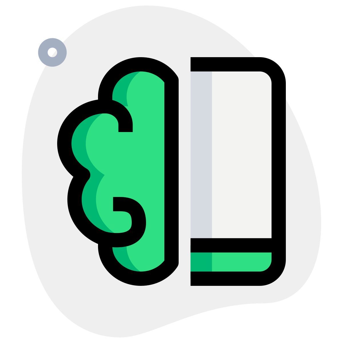 mobile brain icon