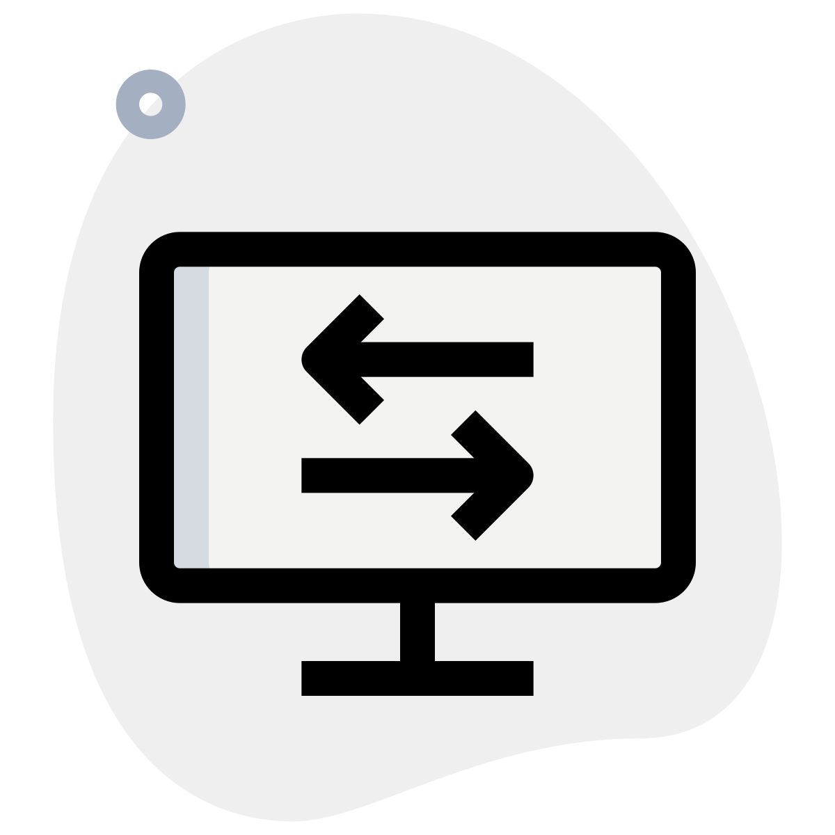 computer data transfer icon