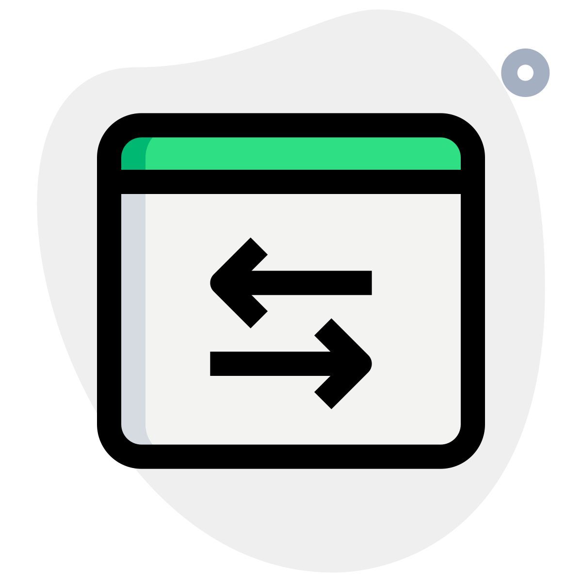 transferencia de datos del navegador icon