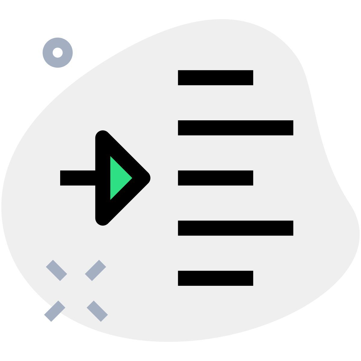 indent left shift arrow direction align format increase margin paragraph icon