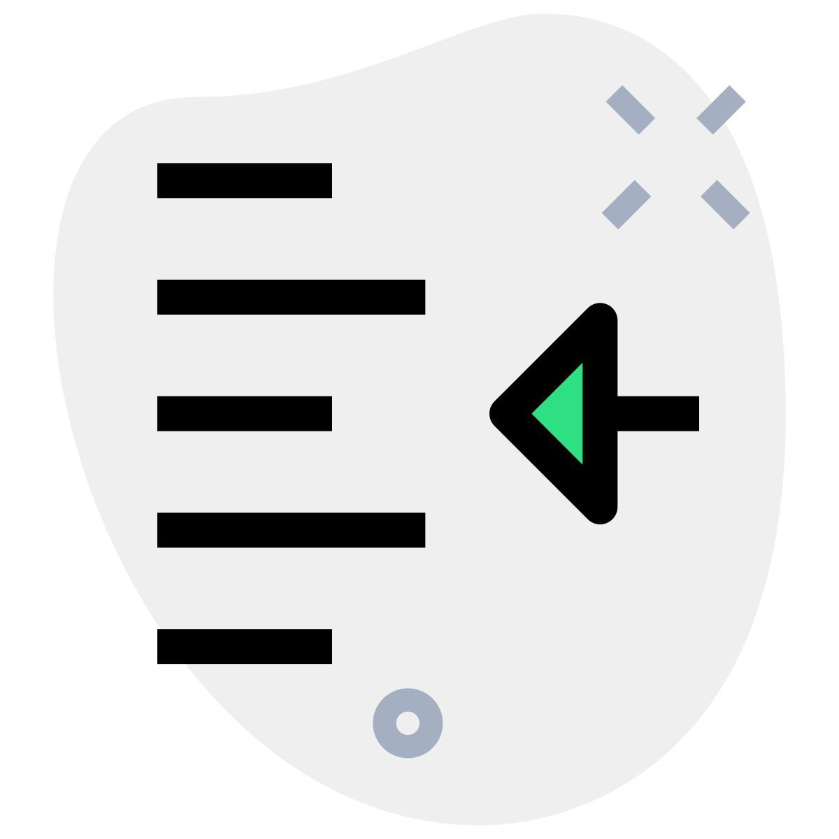 indent right shift arrow direction align format increase margin paragraph icon
