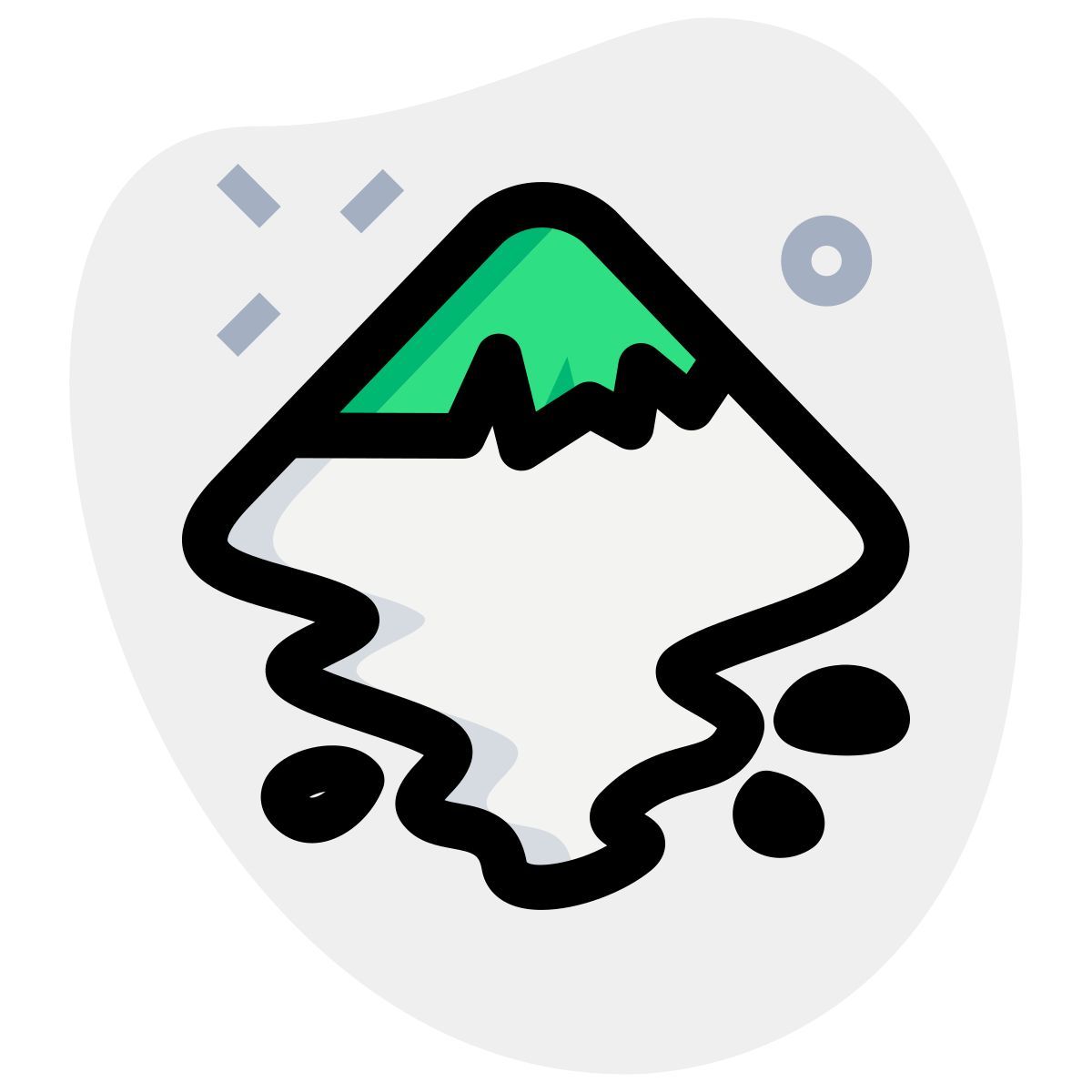 paisaje de tinta icon