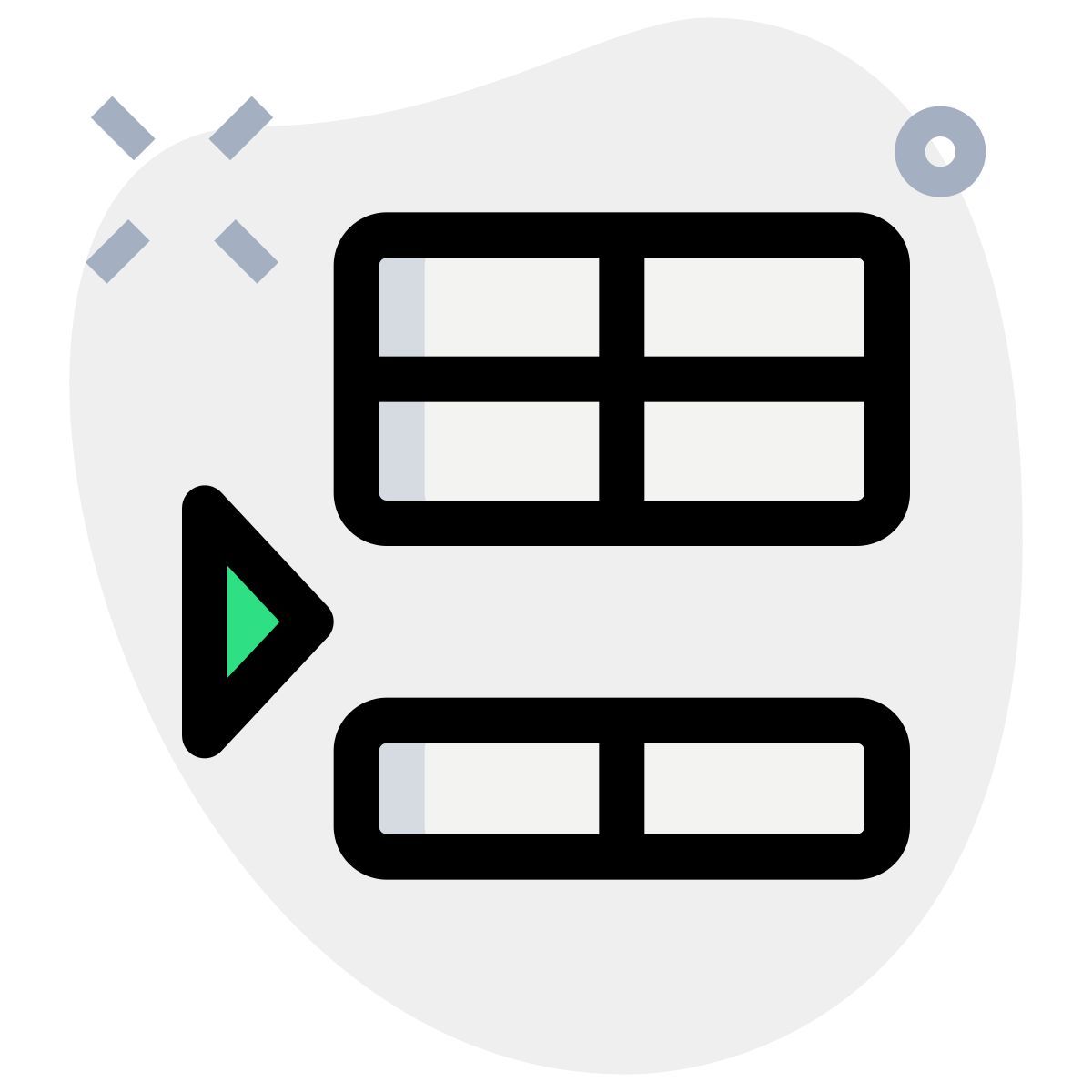 insert row below icon