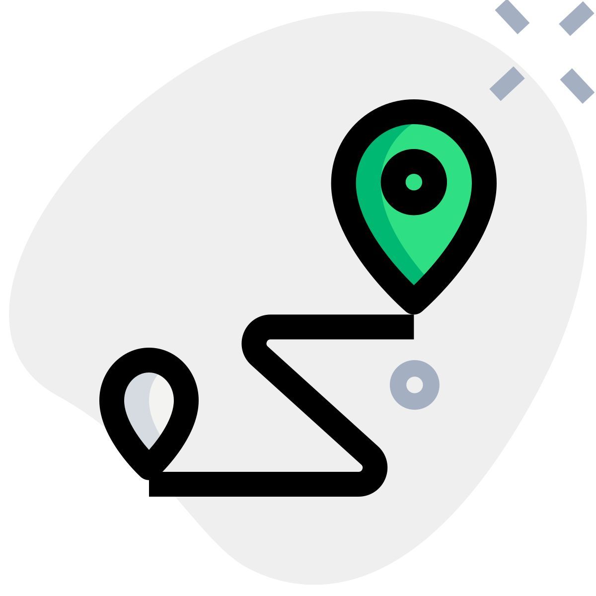 delivery route icon