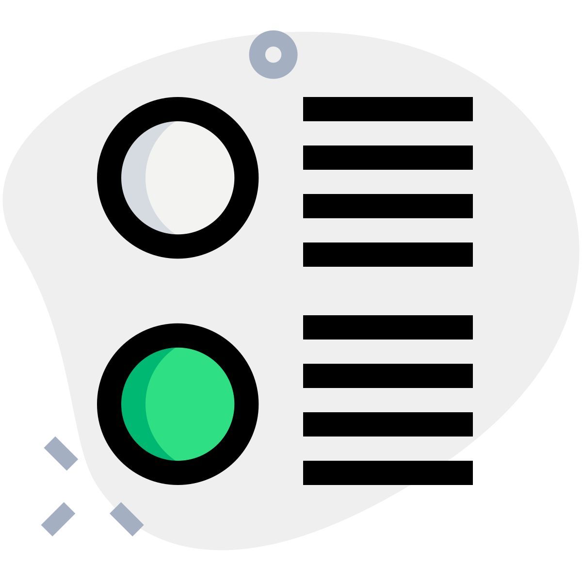 data comparison icon