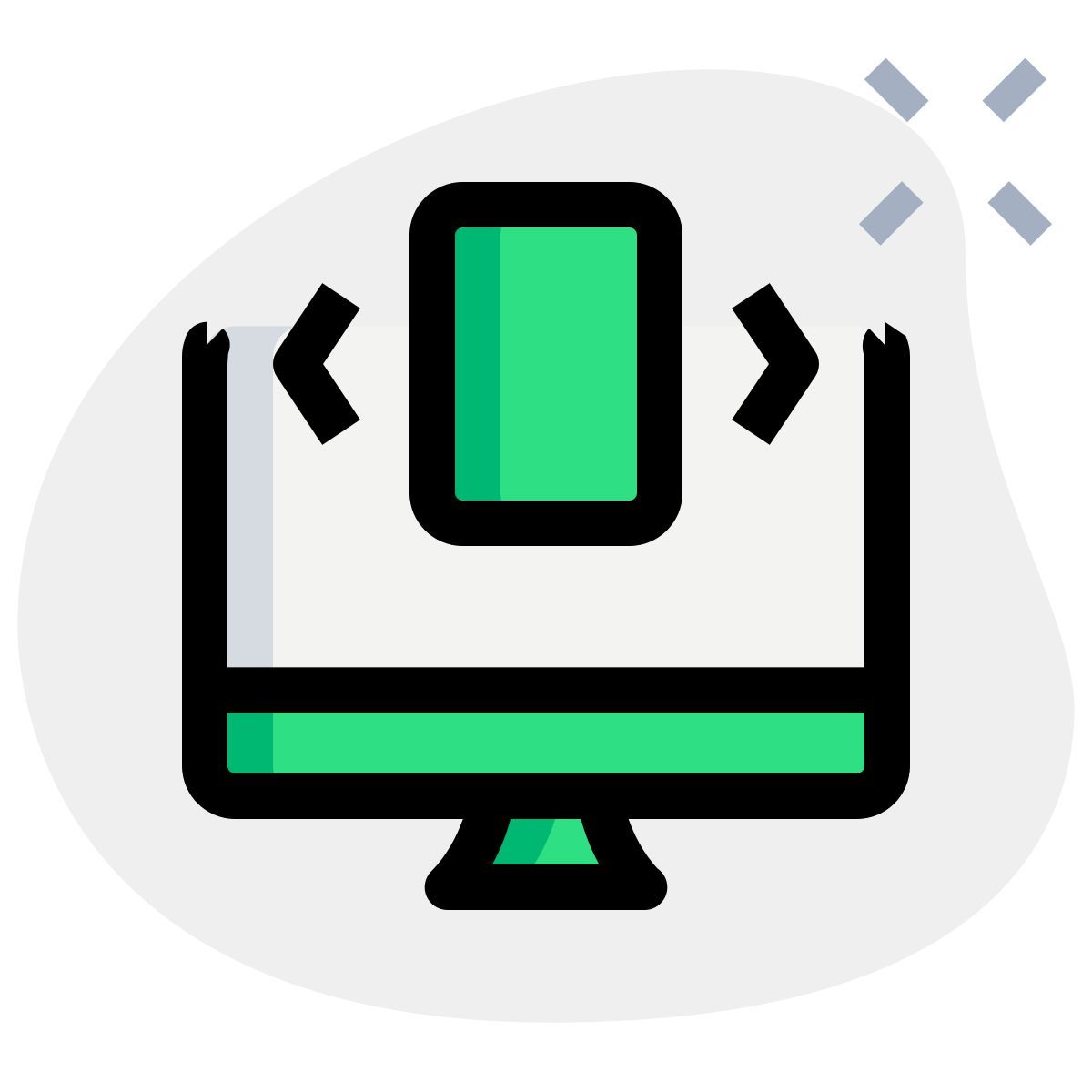 horizontal website slider icon