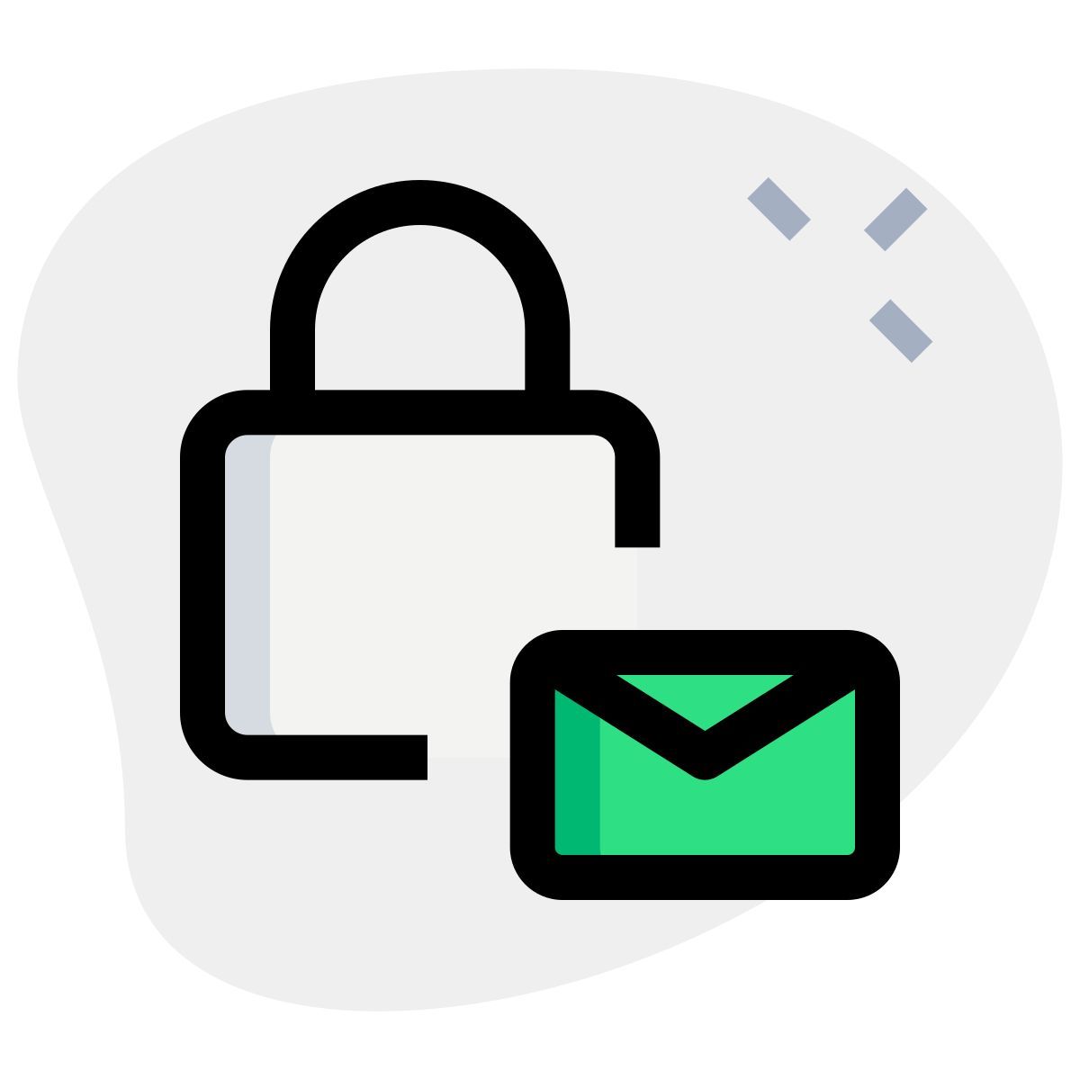 locked email icon