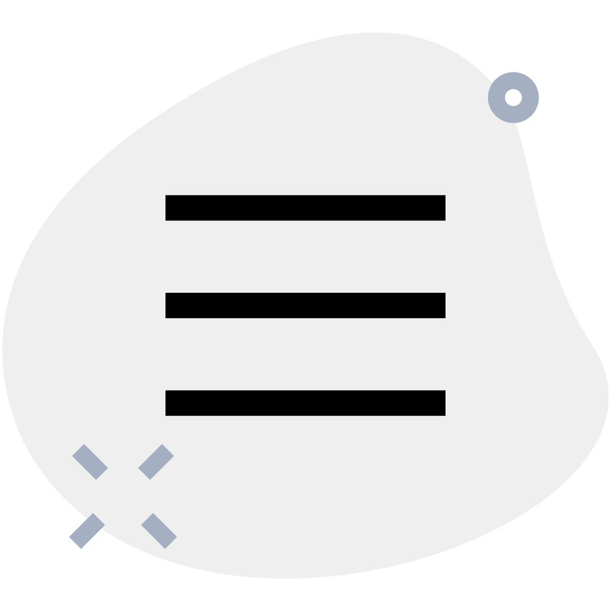 hamburger menu icon