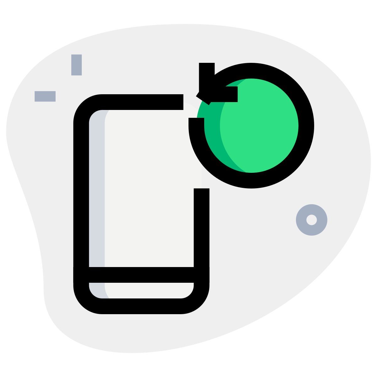 smartphone refresh icon