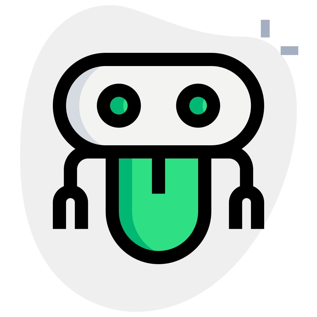modern robot icon