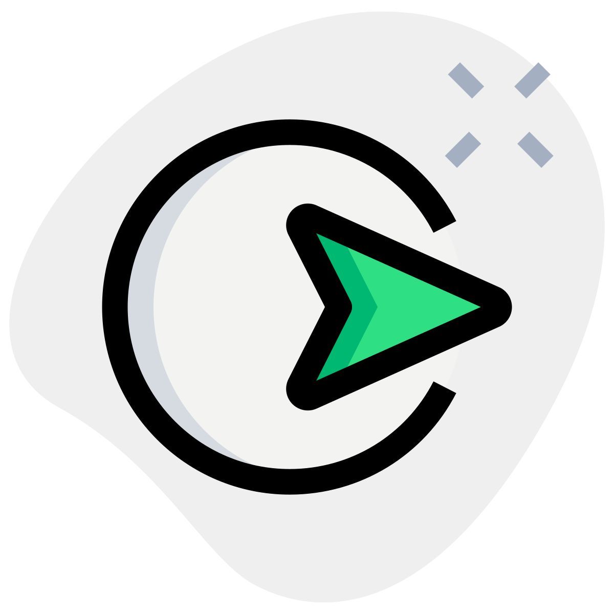 arrow pointing right icon