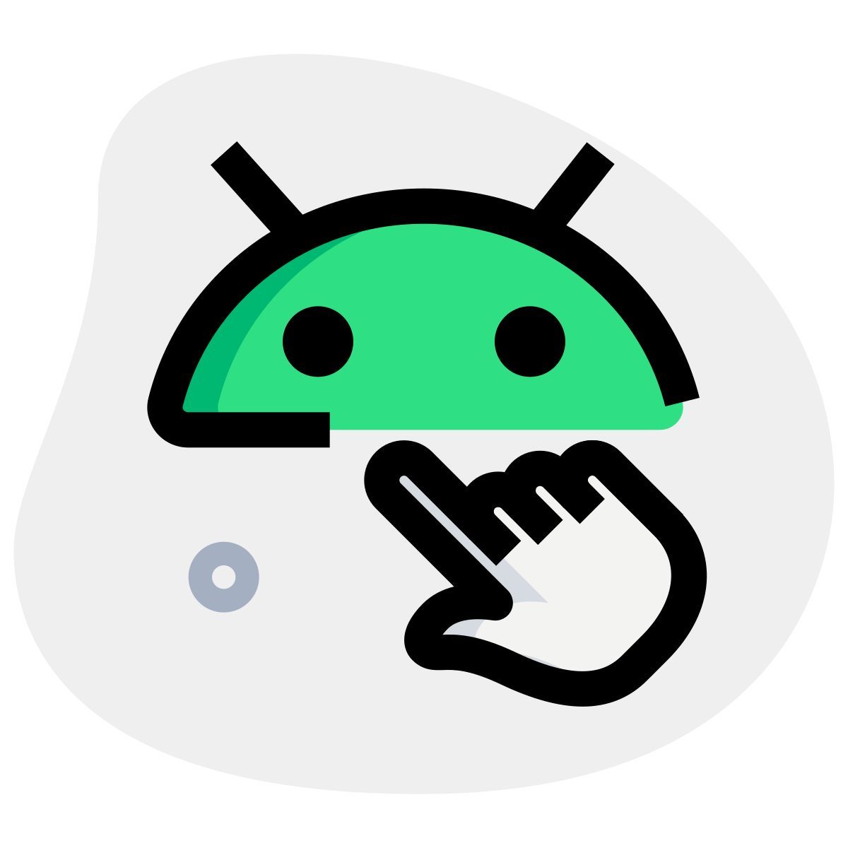Click Android icon