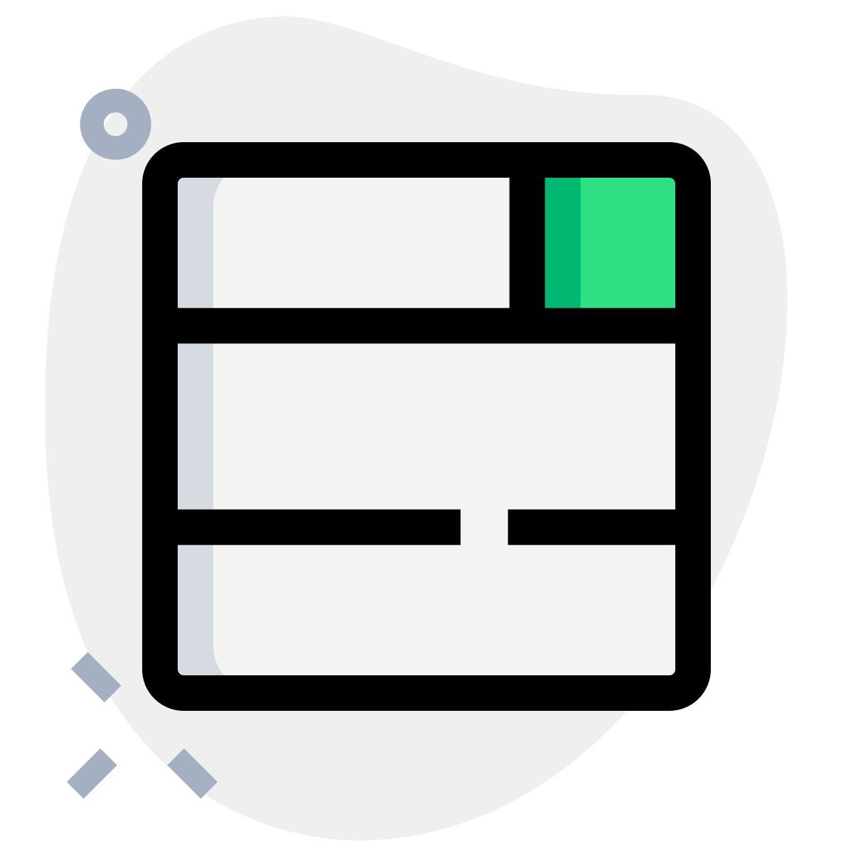 disposición de la mesa icon