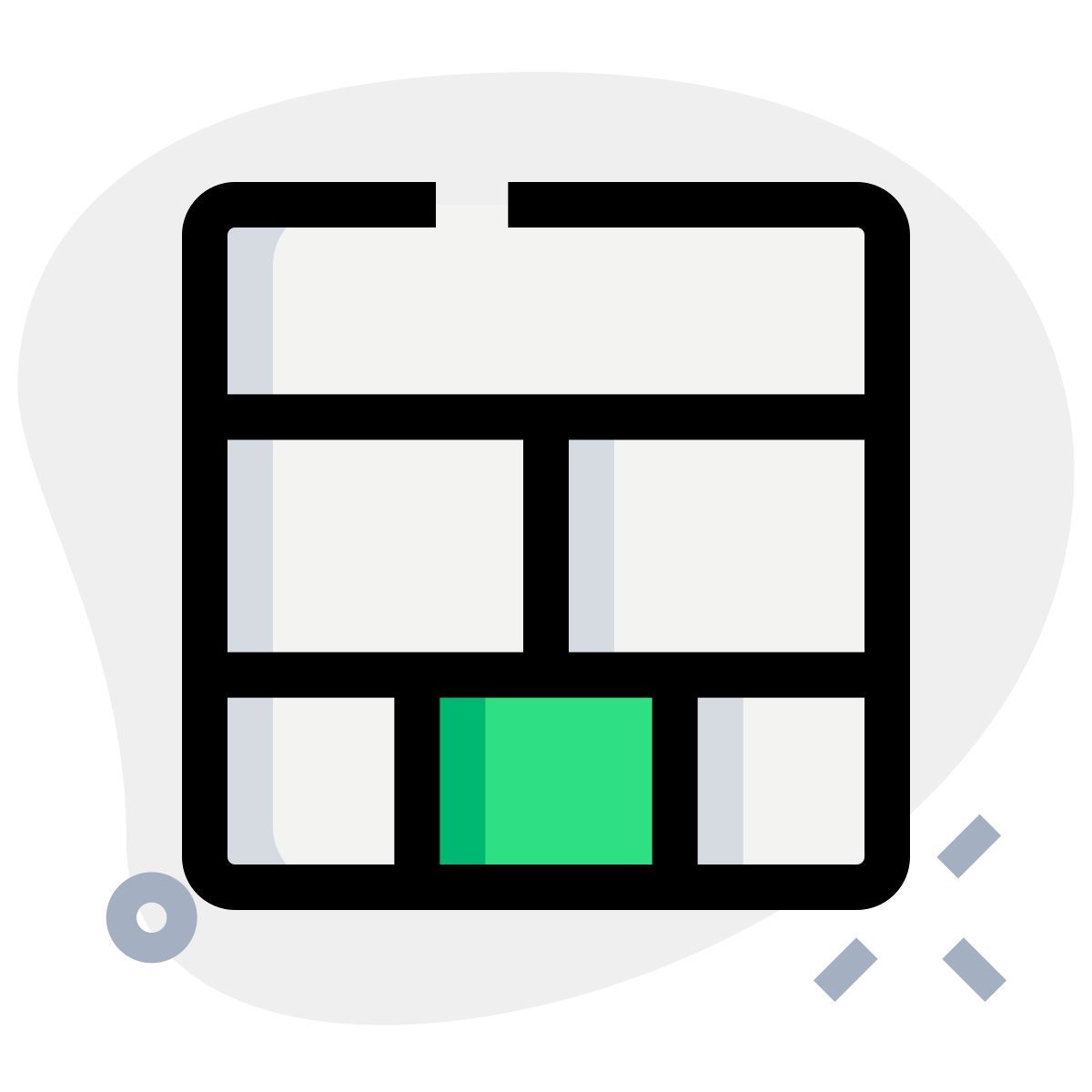 segmented layout icon