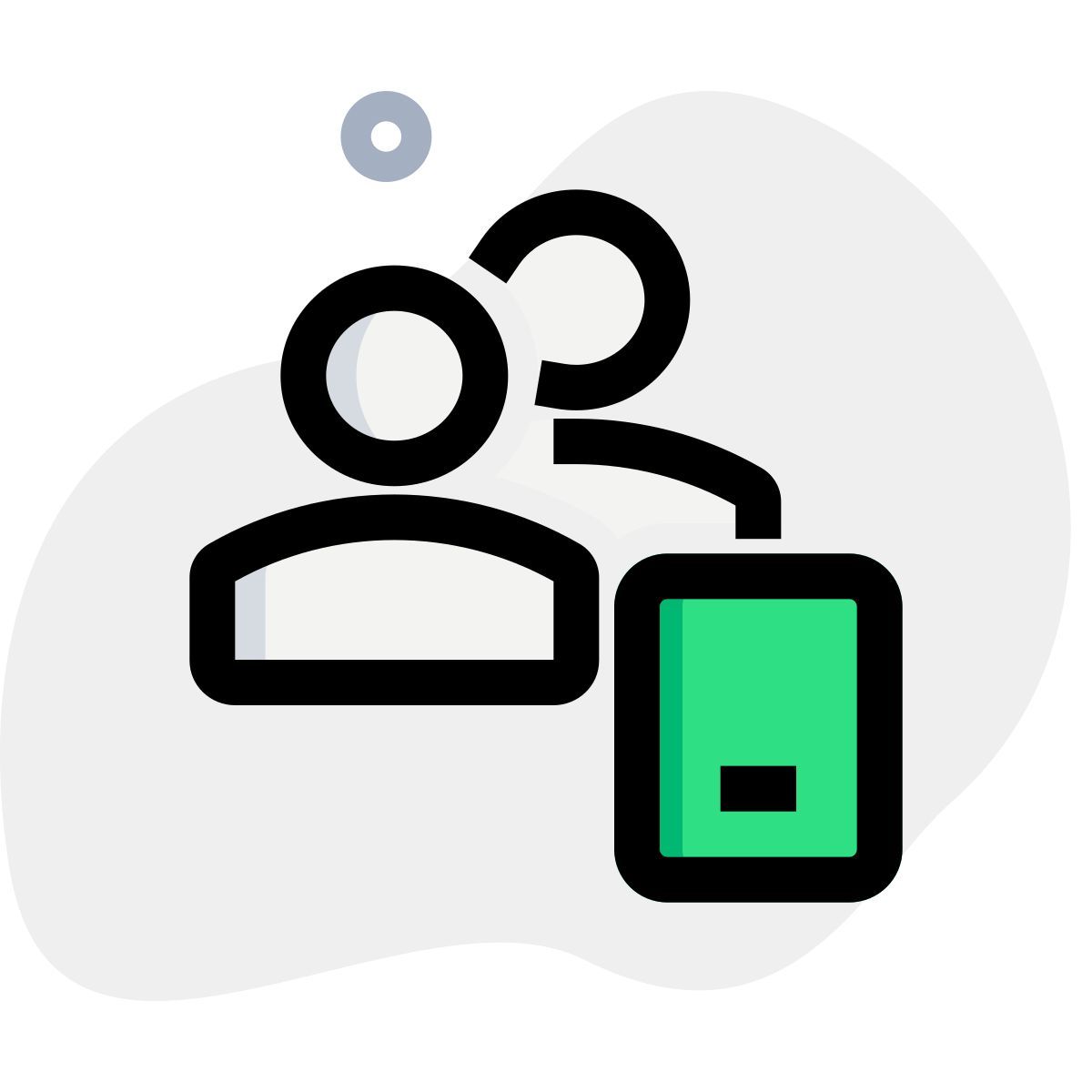 smartphone users icon