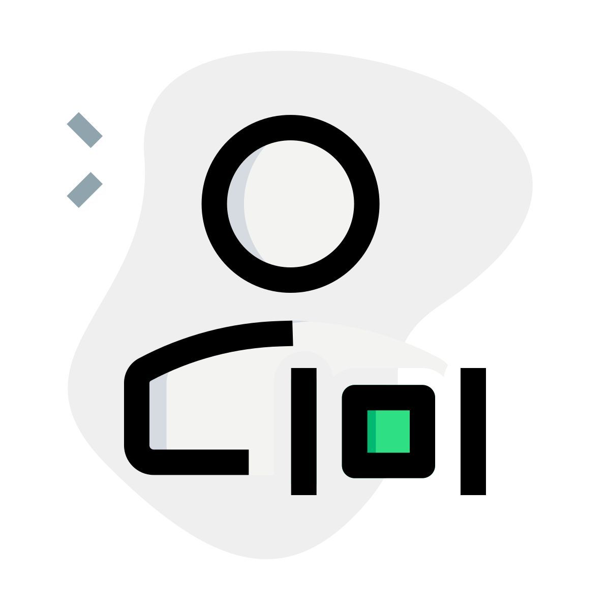 utilisateur du portail d'entreprise icon