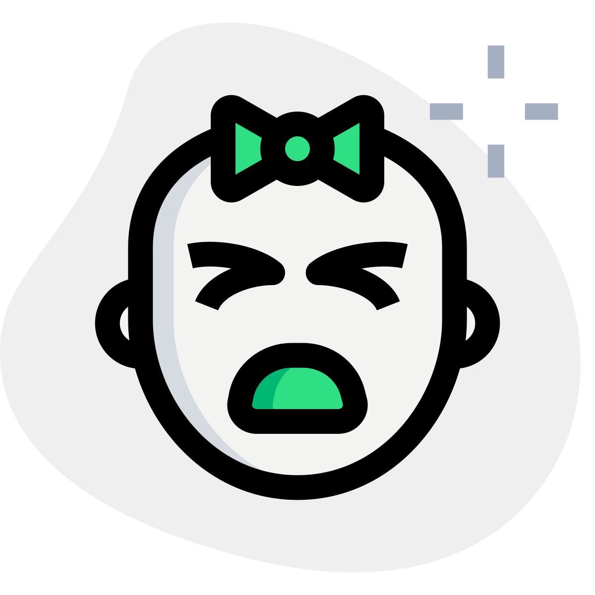 niña llorando icon
