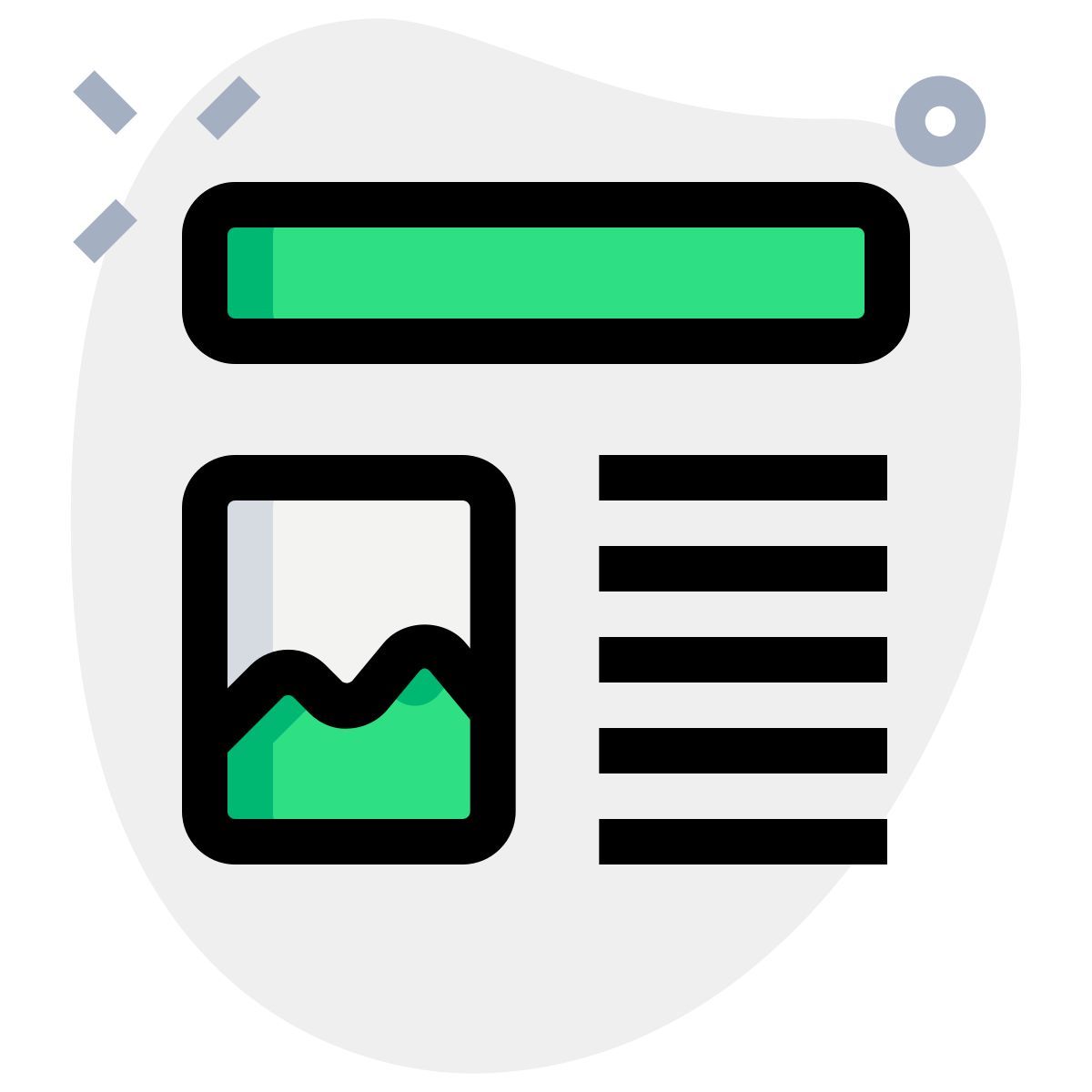 news article with image icon