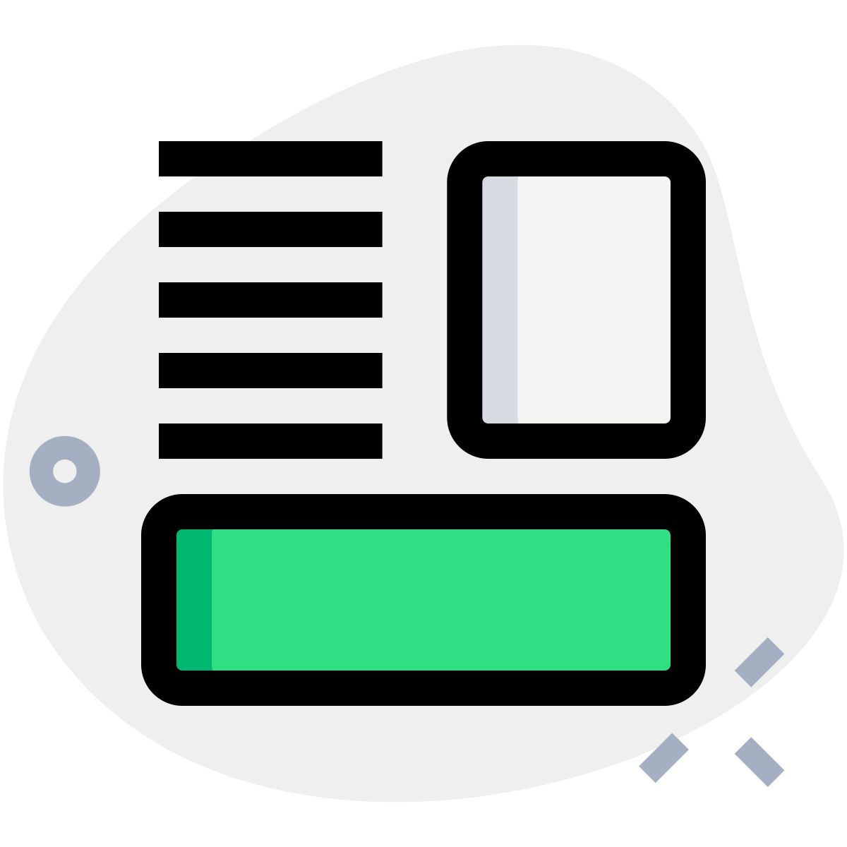 disposition du texte icon