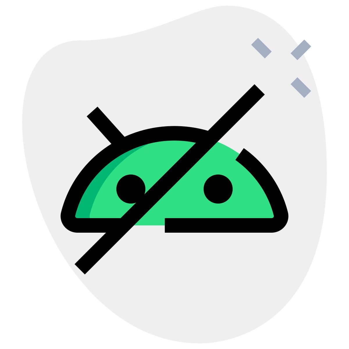 안드로이드 없음 icon