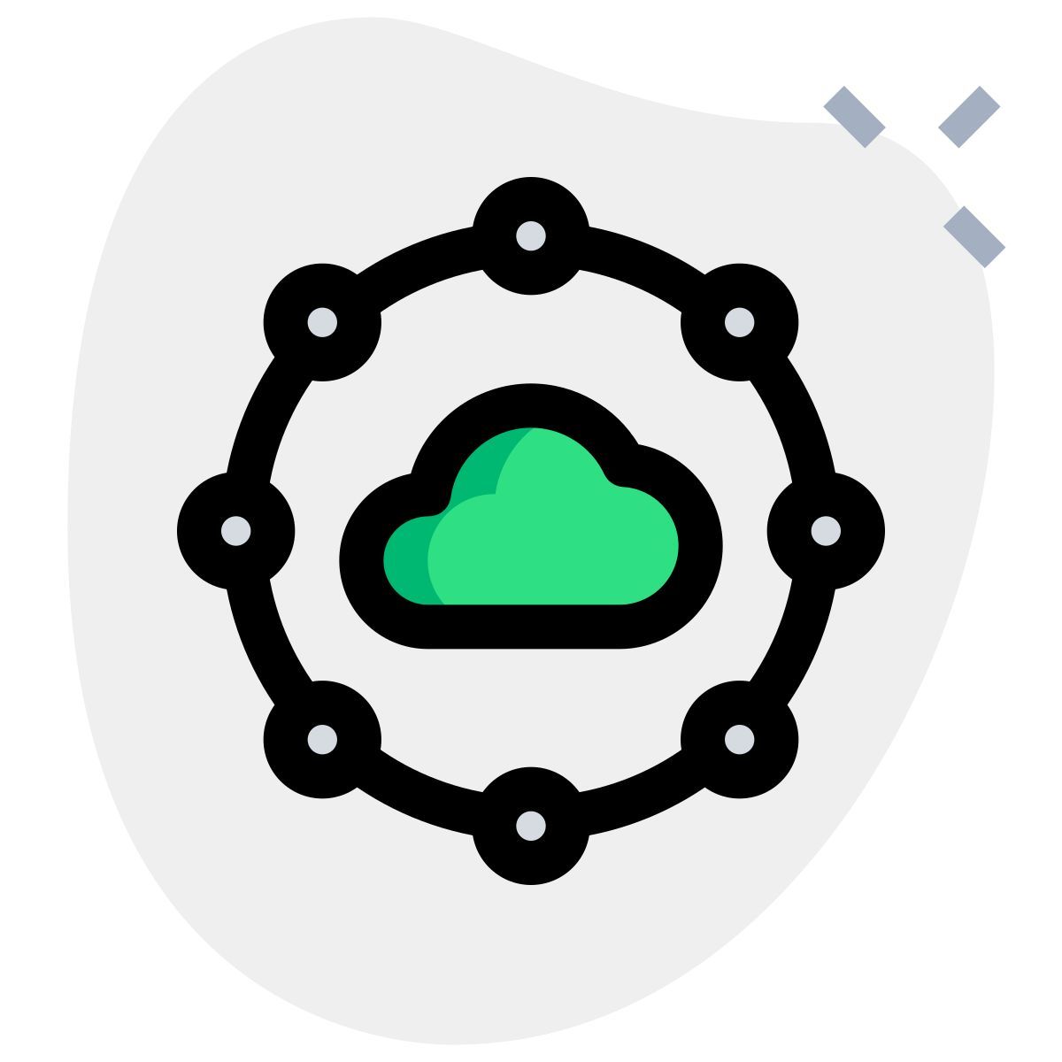 cloud network icon