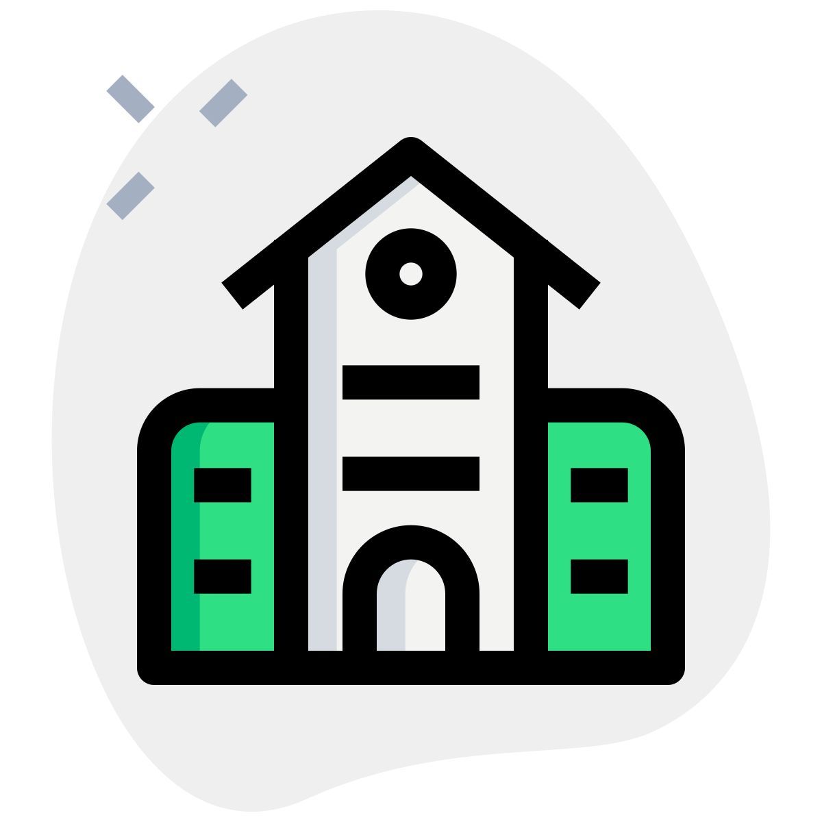 school building icon