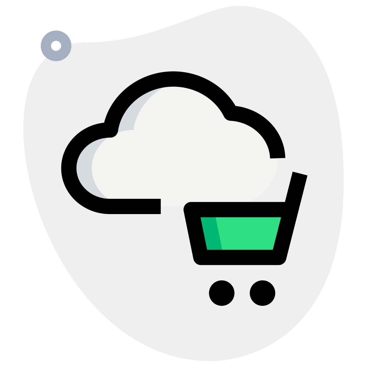 buy cloud storage icon