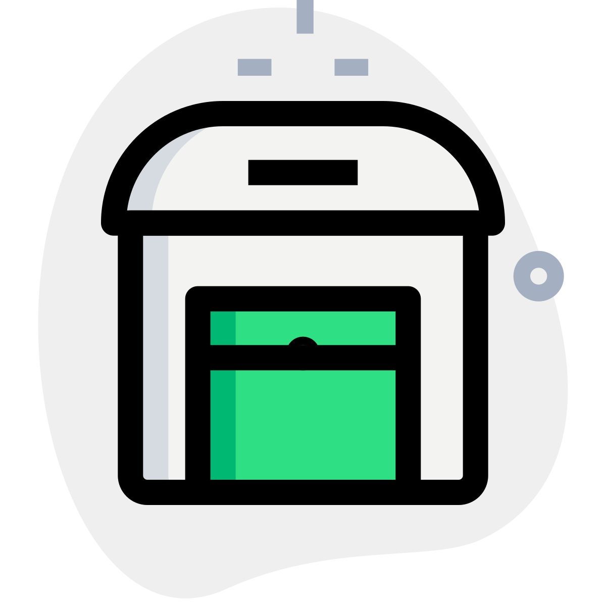 almacén abierto icon