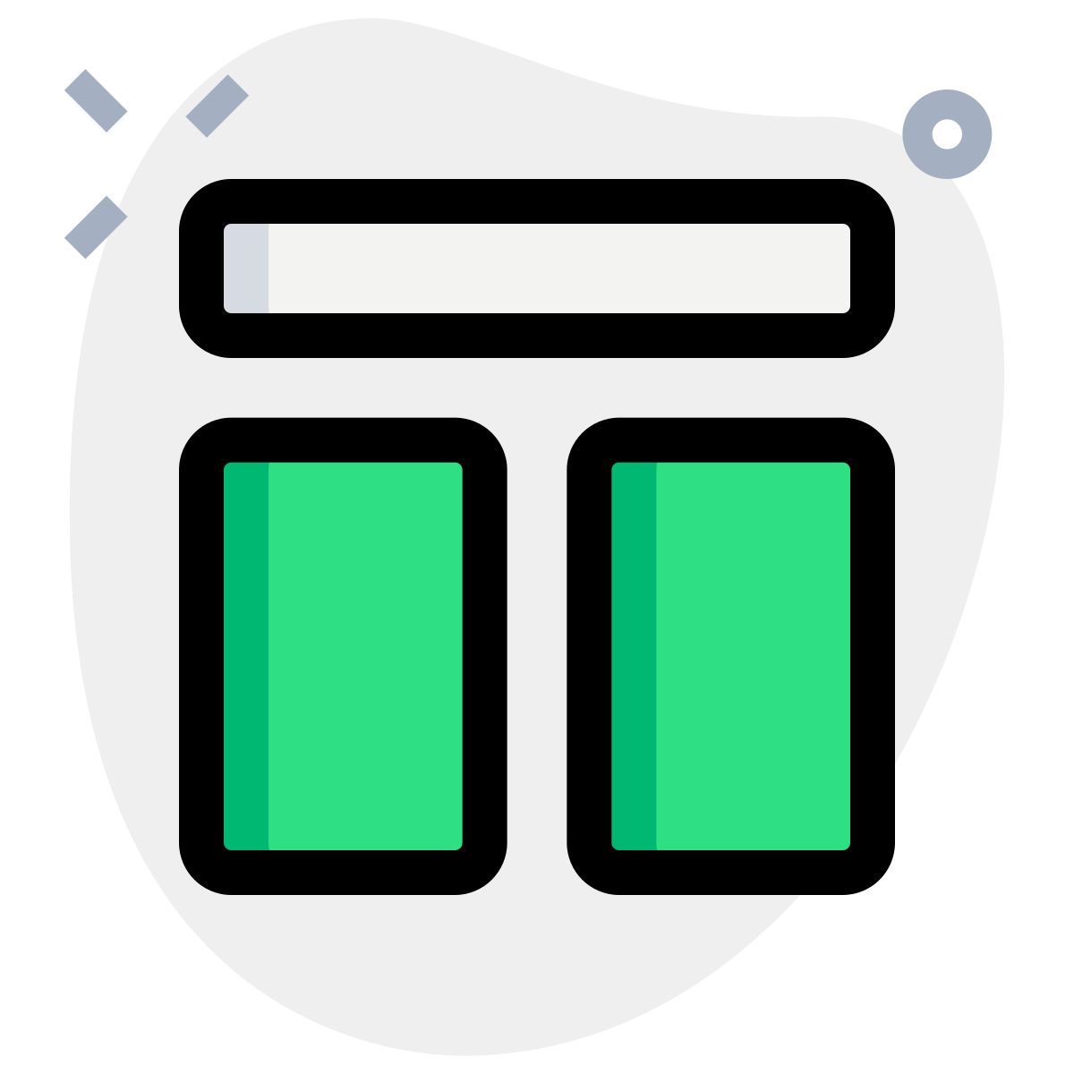 diseño de comparación icon