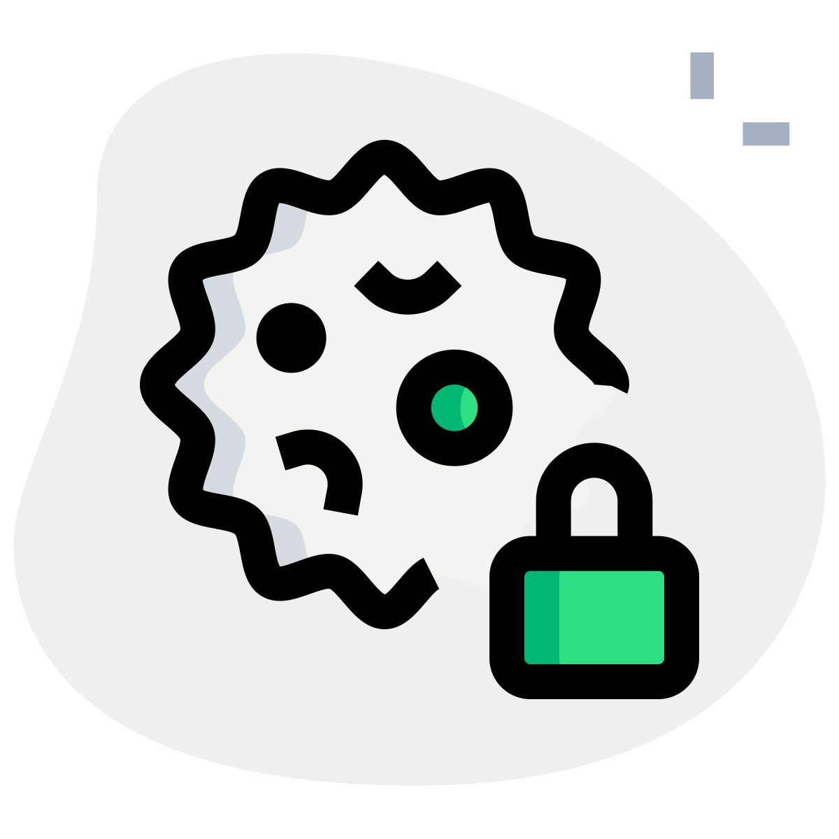 coronavirus lockdown icon