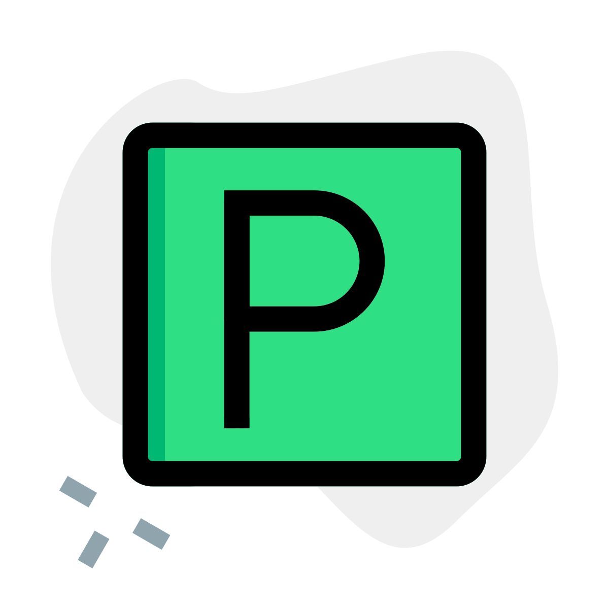 segnale di parcheggio icon