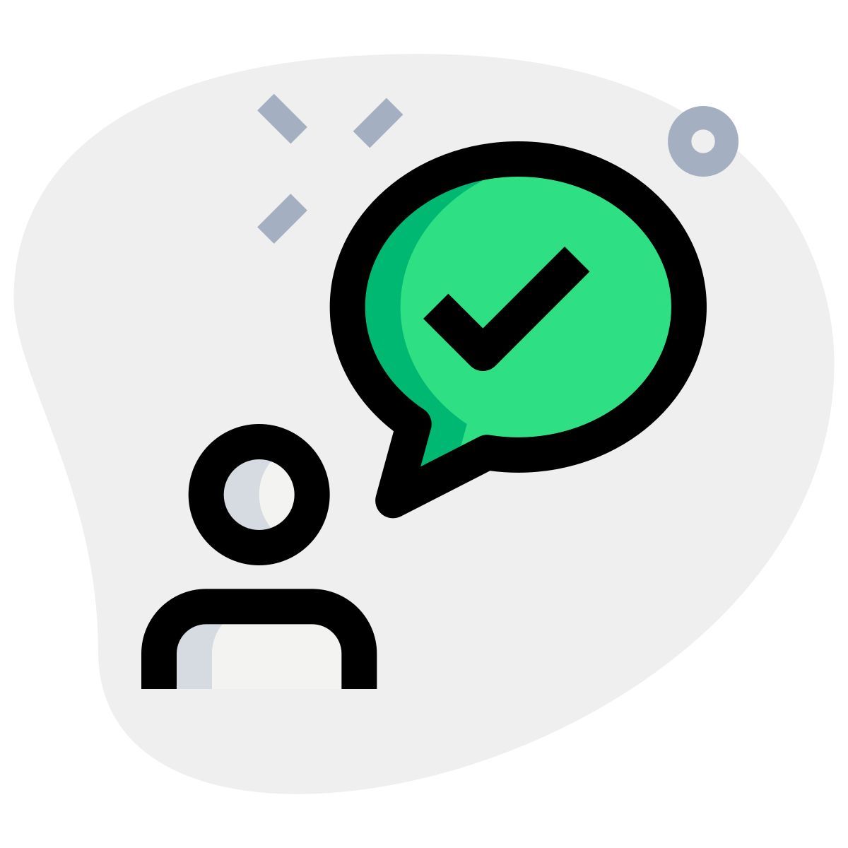 vote in favor icon