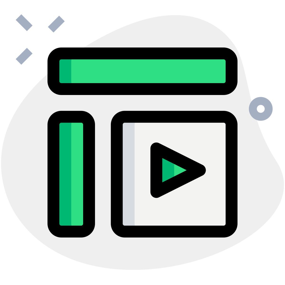 contenu vidéo icon