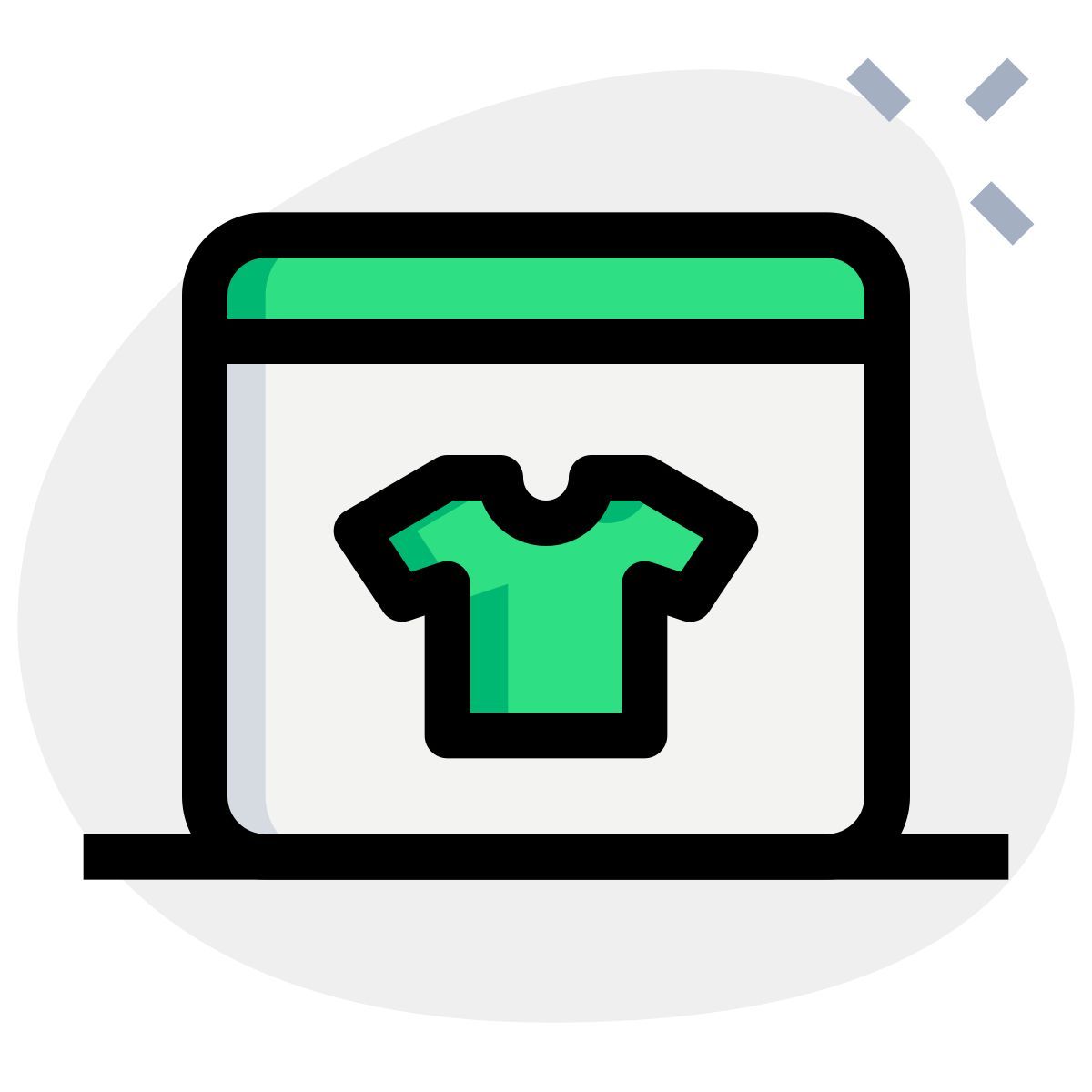 online bekleidungsgeschäft icon