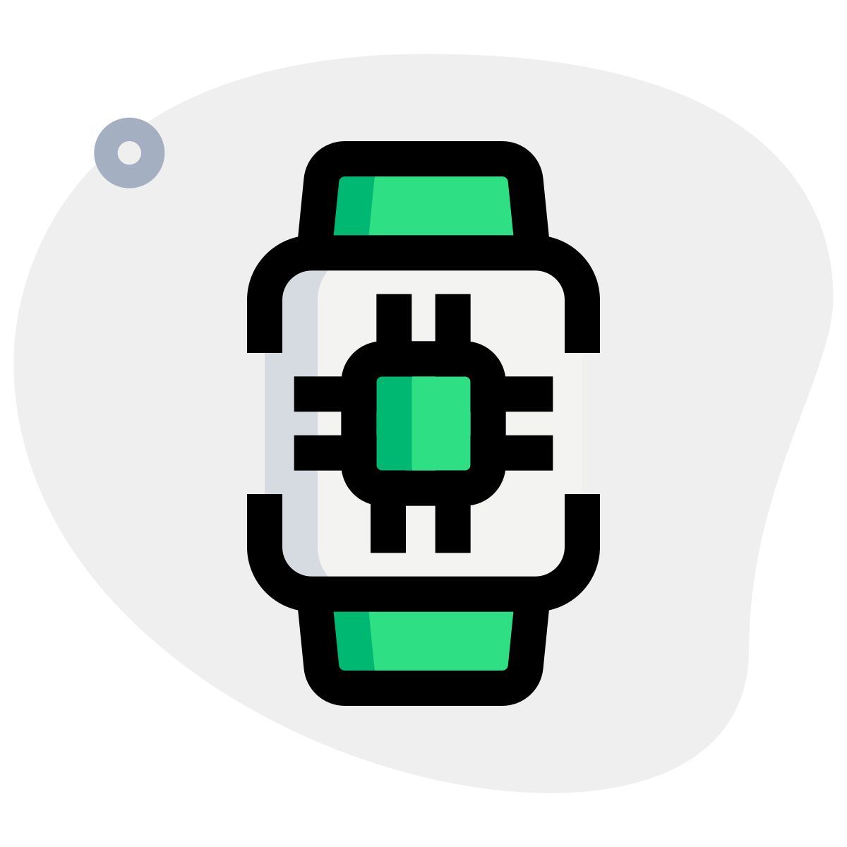 smartwatch processor icon