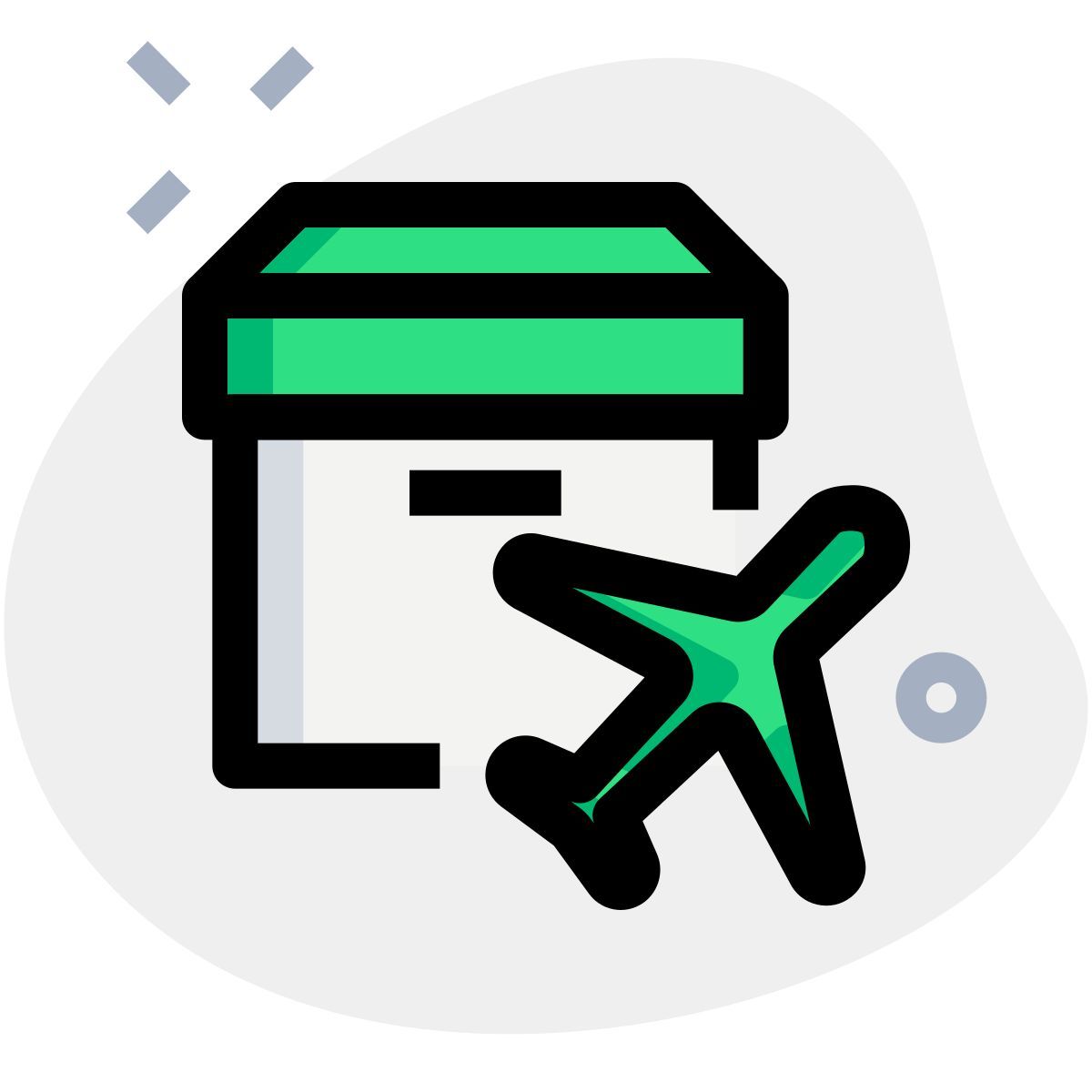 servicio de carga aérea icon