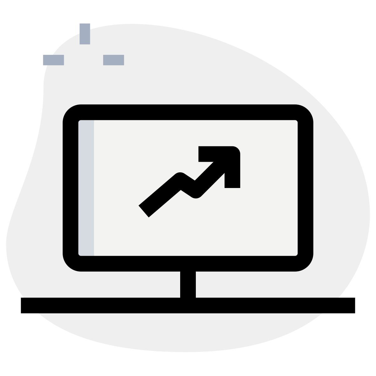 gráfico de computador icon