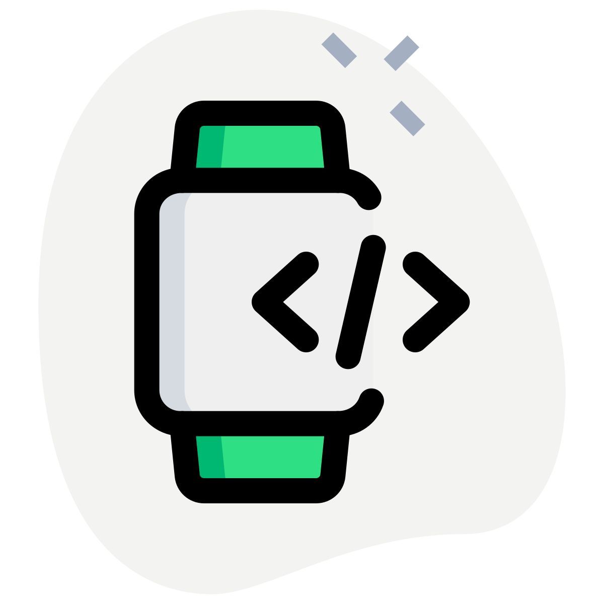 smartwatch code icon