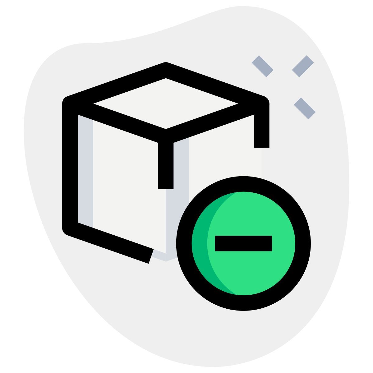 remove 3d model icon