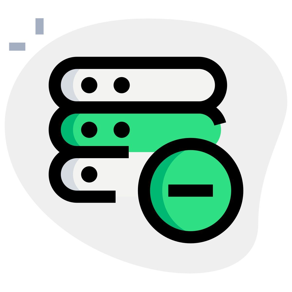 remover servidor icon