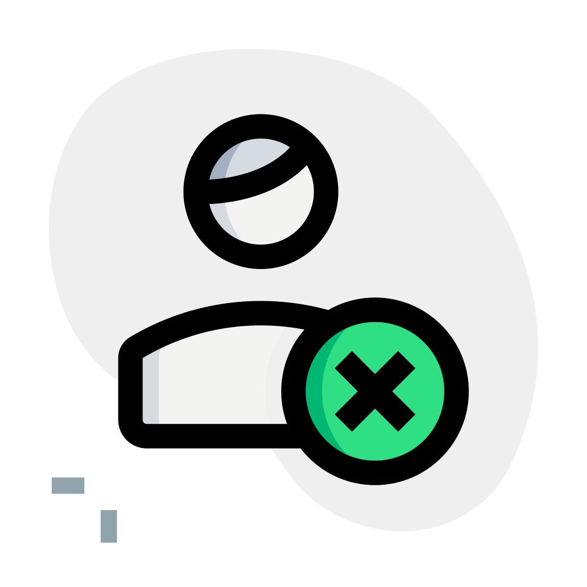 사용자 친구 삭제 icon