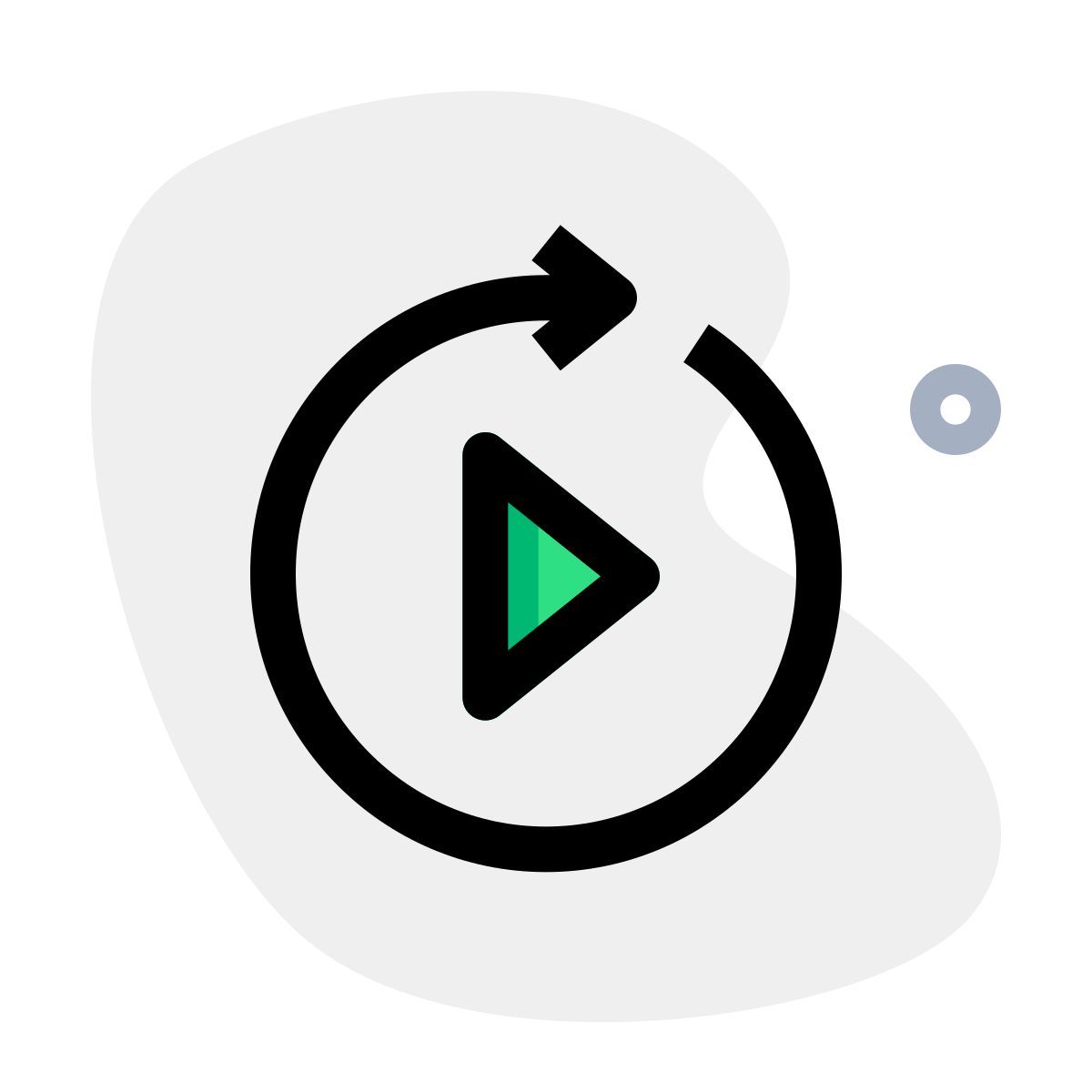 pulsante di riproduzione icon