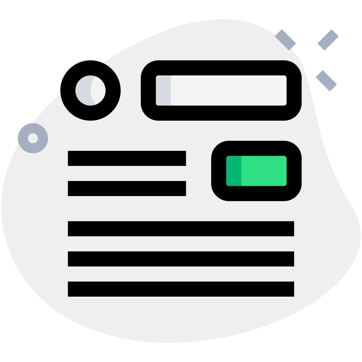 기사 레이아웃 icon