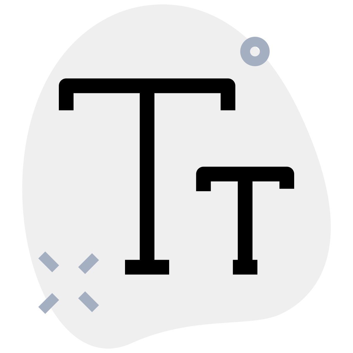 resize text icon