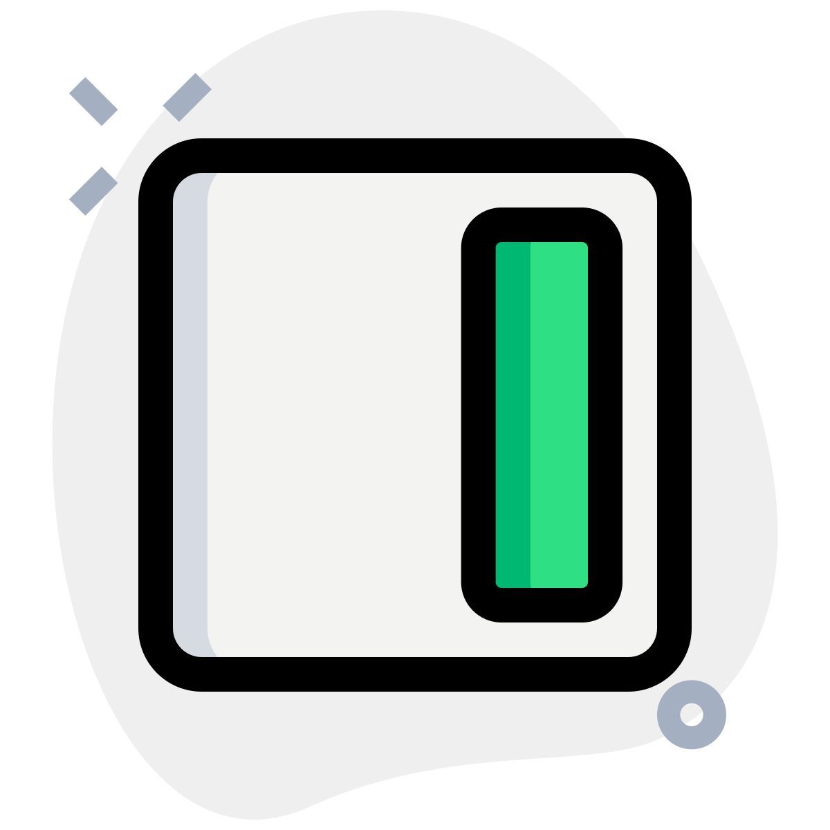 right alignment setting adjust layout edit column direction position button icon