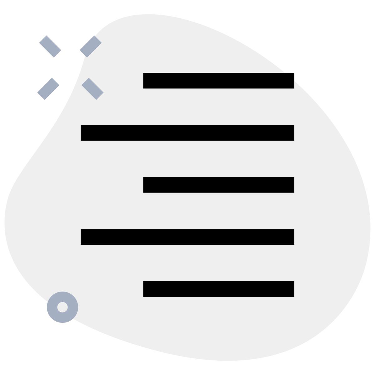 right line alignment page setup text paragraph position setting format button icon