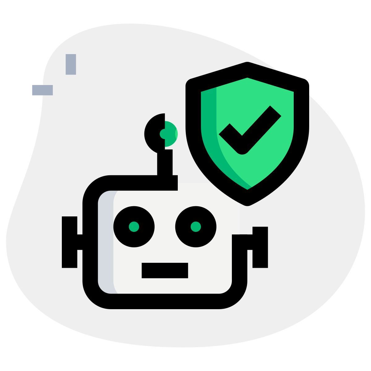 sicurezza dei robot icon