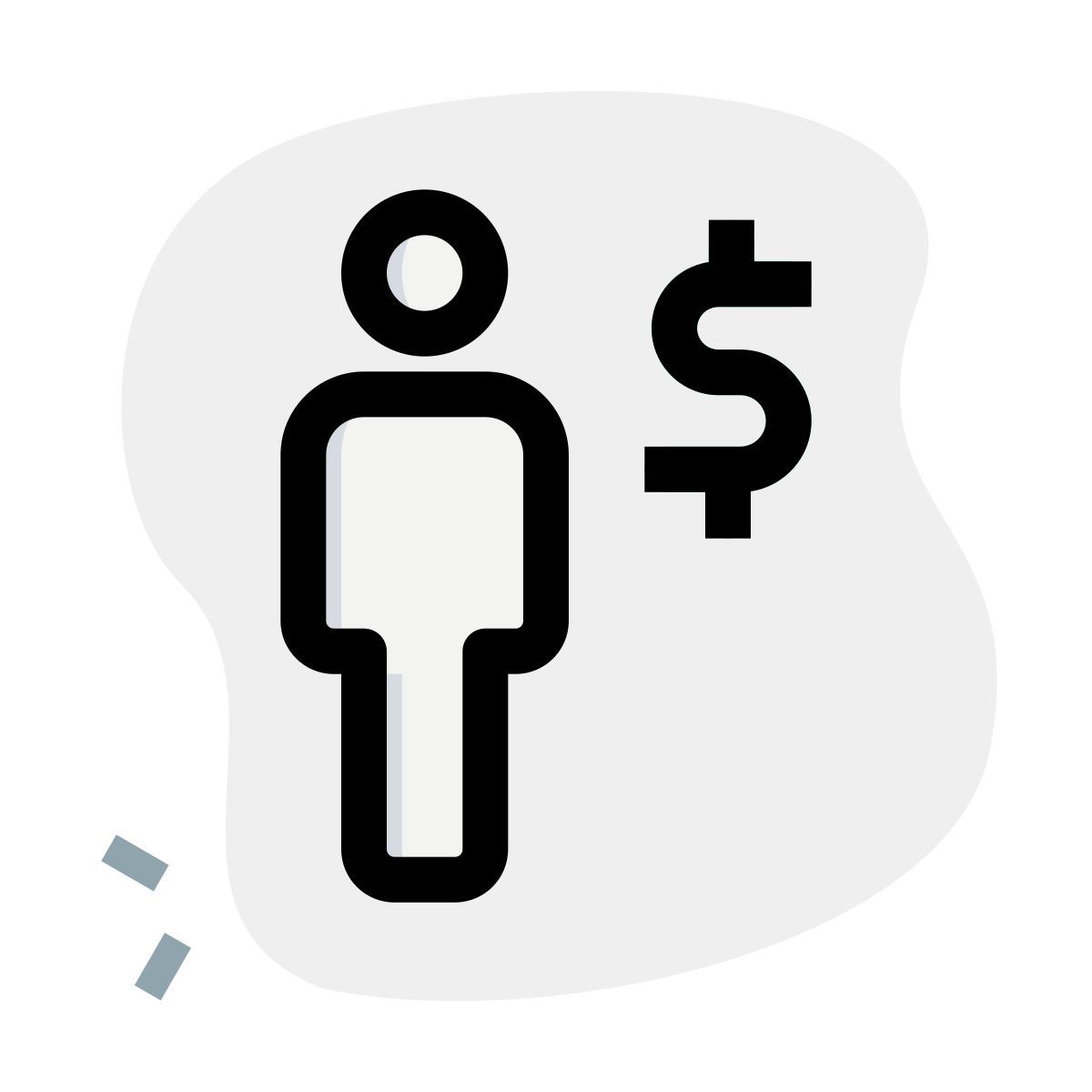 salaire transféré en dollars icon