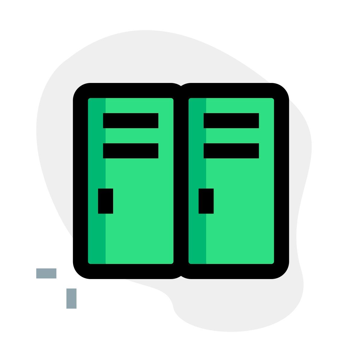 school lockers icon