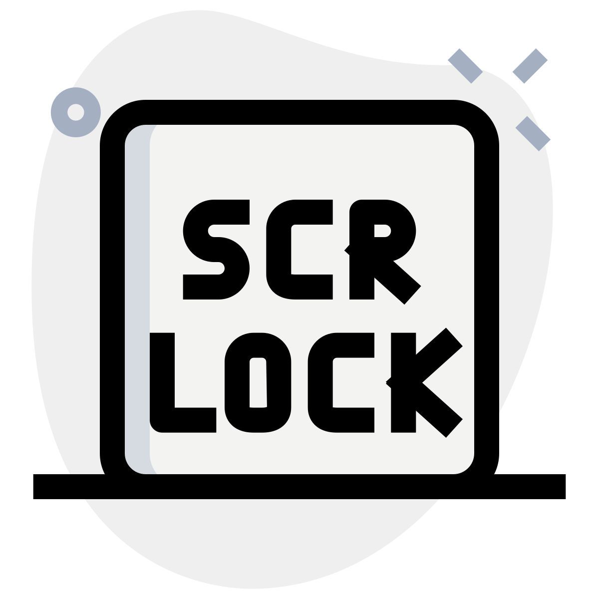 scroll lock key icon
